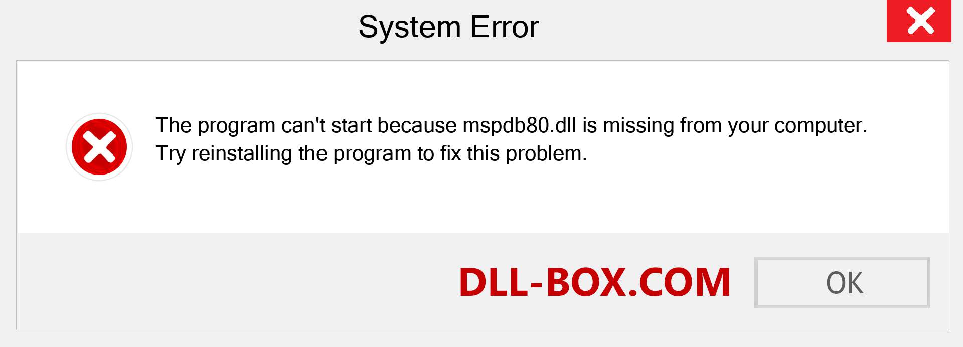  mspdb80.dll file is missing?. Download for Windows 7, 8, 10 - Fix  mspdb80 dll Missing Error on Windows, photos, images