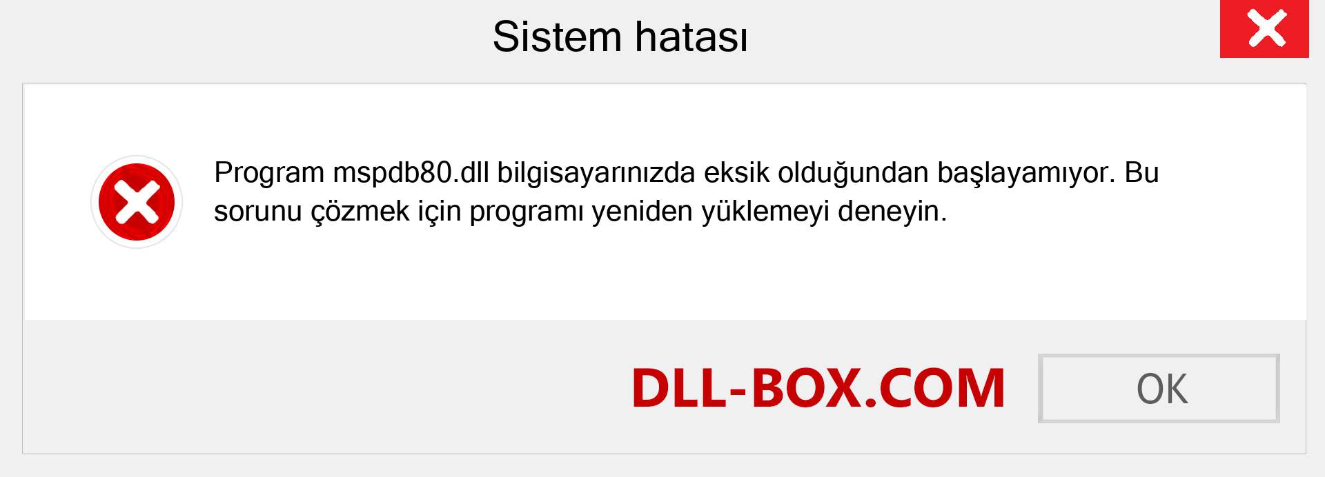 mspdb80.dll dosyası eksik mi? Windows 7, 8, 10 için İndirin - Windows'ta mspdb80 dll Eksik Hatasını Düzeltin, fotoğraflar, resimler